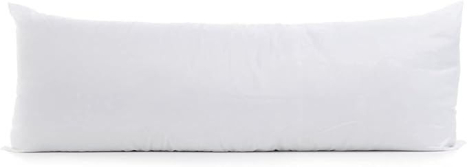 Bolster Pillow Extra Filled 100% Virgin Hollow Fibre Bolster Pillows for Maternity Nursing Back and Neck Support