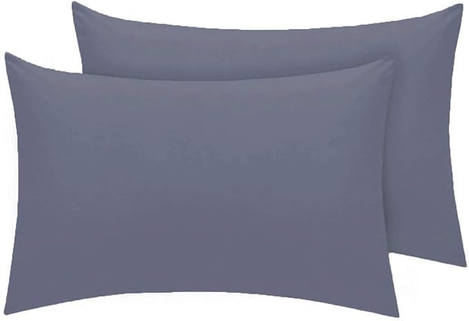 Pillow Case Pack Of 2 Percale Premium 180 Thread Count Hotel Quality Non Iron Wrinkle Free Pillow Cases