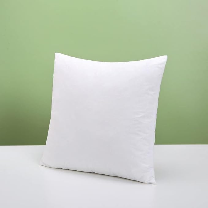 Duck Feather Cushion Pads Inner Insert Filler with 100% Cotton Down Proof Cover Hypoallergenic