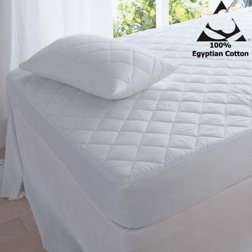 Mattress Protector Extra Deep Soft Quilted 200 Thread Count Fully Fitted Non Allergenic Bed Cover Breathable Hypoallergenic Mattress Protector
