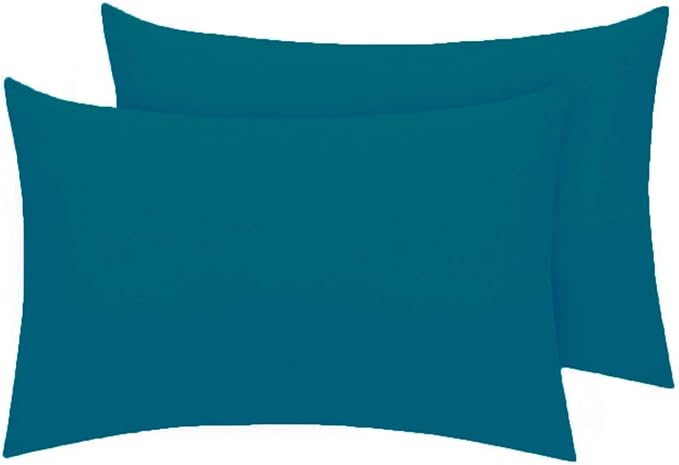 Pillow Case Pack Of 2 Percale Premium 180 Thread Count Hotel Quality Non Iron Wrinkle Free Pillow Cases
