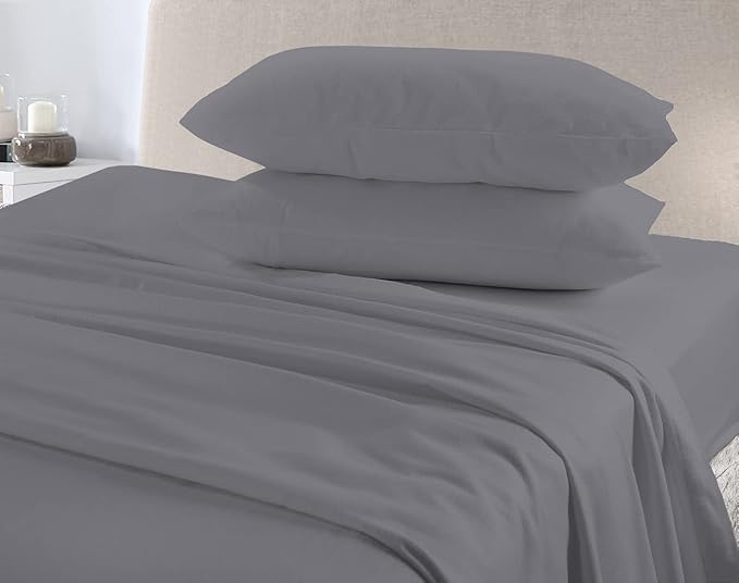 Flannelette Thermal Pair Of Pillow Cases 100% Brushed Cotton