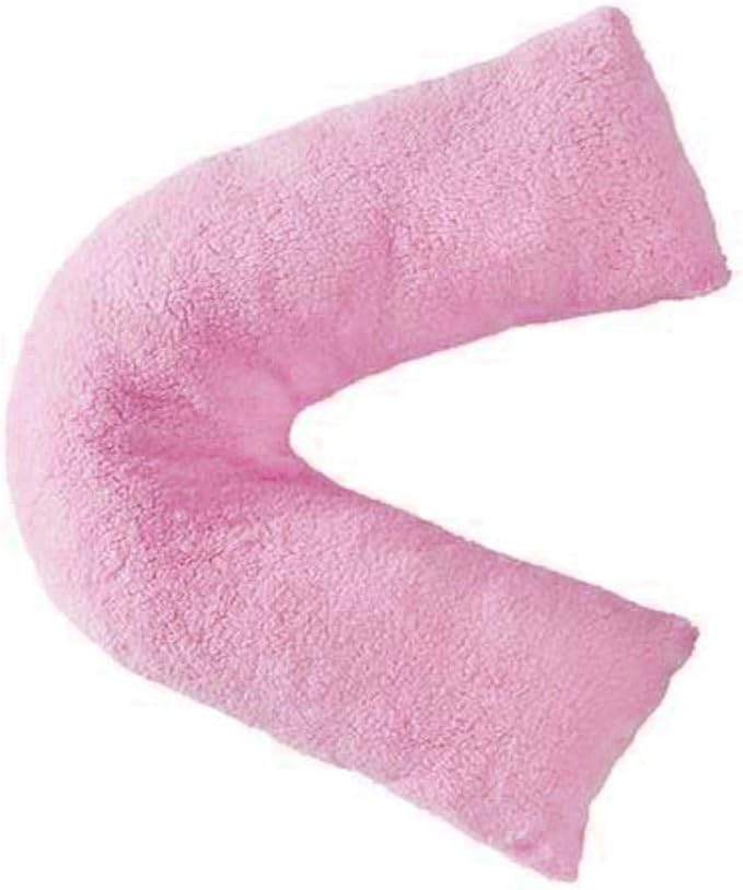 Teddy Bear Fleece Plush Warm Fuzzy Cuddly V-Shaped Pillow & Cover or case only