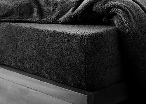 Teddy Fitted Sheet Extra Deep 30cm Deep Fitted Bed Sheet Soft Cosy Warm Teddy Bed Sheet