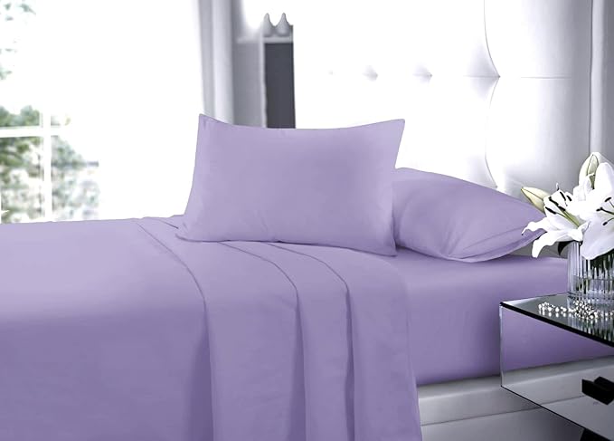 Fitted Sheet Rich Percale Polycotton 180 Thread Count Non Iron 40cm Extra Deep Pocket Fitted Bed Sheets