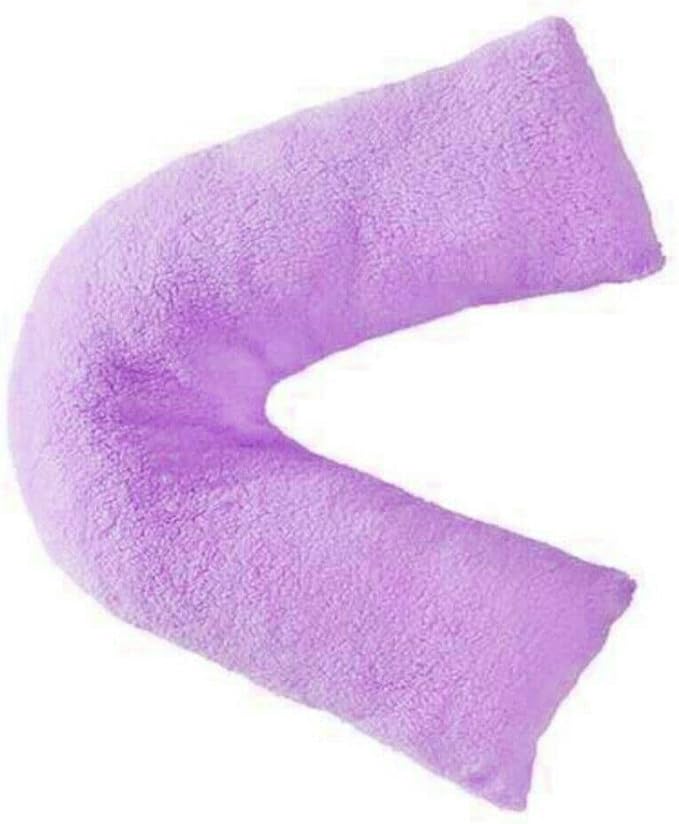 Teddy Bear Fleece Plush Warm Fuzzy Cuddly V-Shaped Pillow & Cover or case only