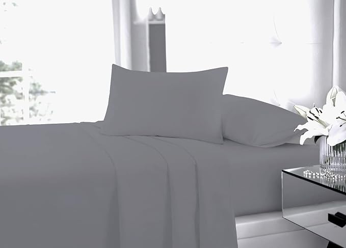 Fitted Sheet Rich Percale Polycotton 180 Thread Count Non Iron 40cm Extra Deep Pocket Fitted Bed Sheets