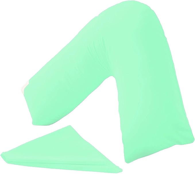 Orthopaedic V-Shaped Pillow Extra Cushioning Support For Head, Neck & Back