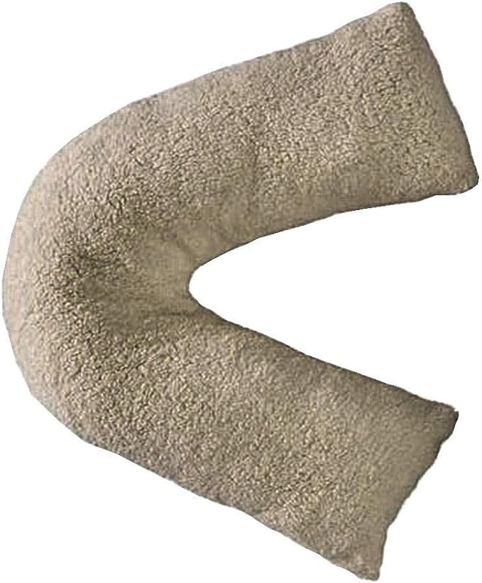 Teddy Bear Fleece Plush Warm Fuzzy Cuddly V-Shaped Pillow & Cover or case only