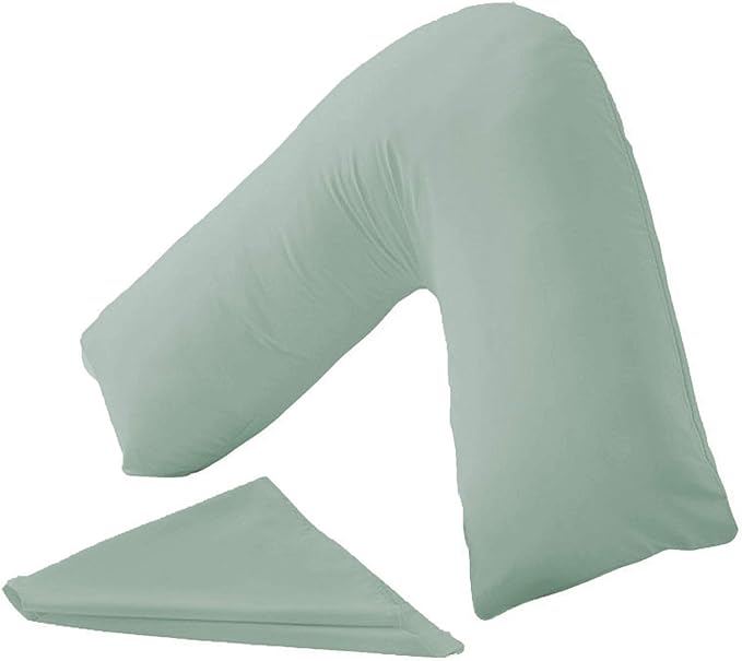 Orthopaedic V-Shaped Pillow Extra Cushioning Support For Head, Neck & Back
