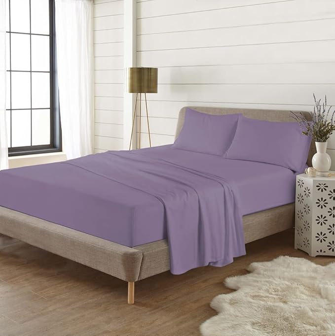 Full Fitted Sheet 100% Brushed Cotton Extra Deep 16"/40cm Flannelette Fitted Bed Sheets