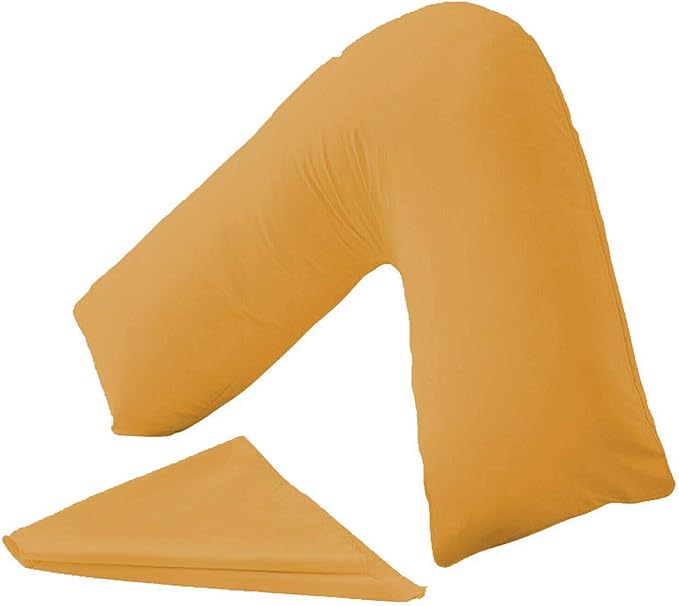 Orthopaedic V-Shaped Pillow Extra Cushioning Support For Head, Neck & Back