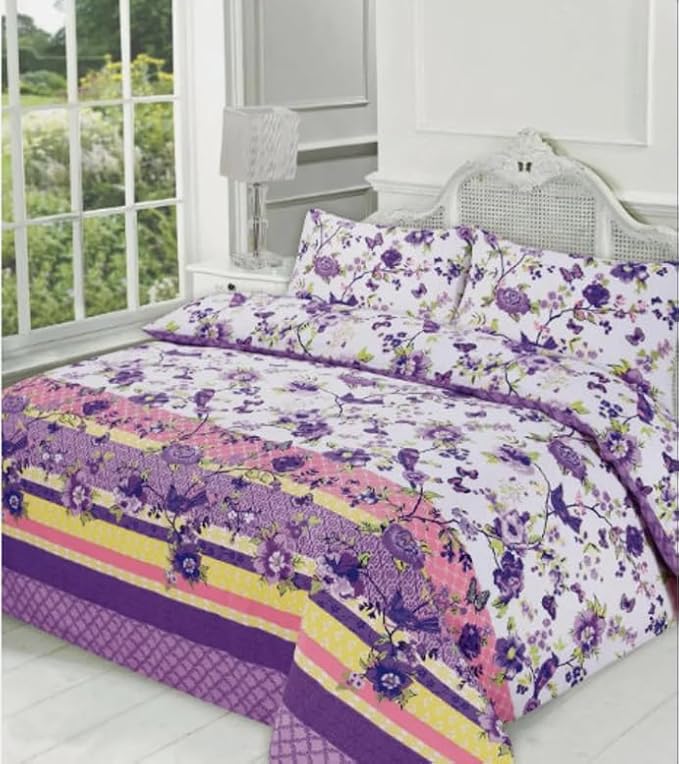 Blossom Duvet Quilt Cover Polycotton Luxury Printed Bedding Set & Pillowcases