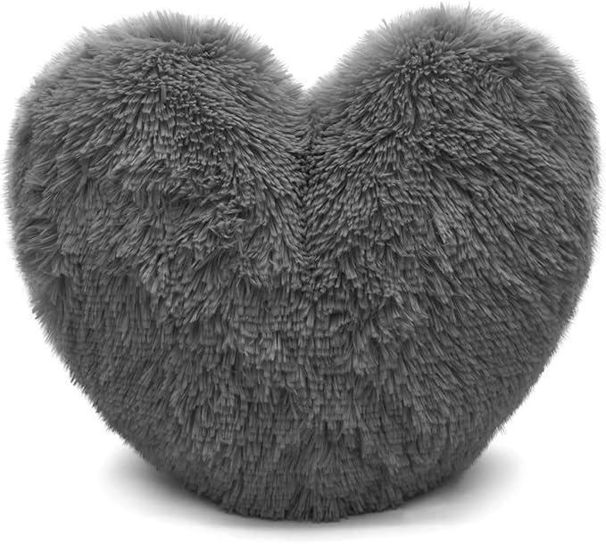 Teddy Cuddles Heart Shape 3D Fleece Filled Cushion Soft Comfortable Warm & Cozy Home Decor Size 38cm 100% Polyester Teddy Heart Cushion