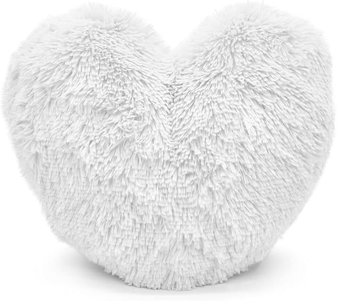 Teddy Cuddles Heart Shape 3D Fleece Filled Cushion Soft Comfortable Warm & Cozy Home Decor Size 38cm 100% Polyester Teddy Heart Cushion