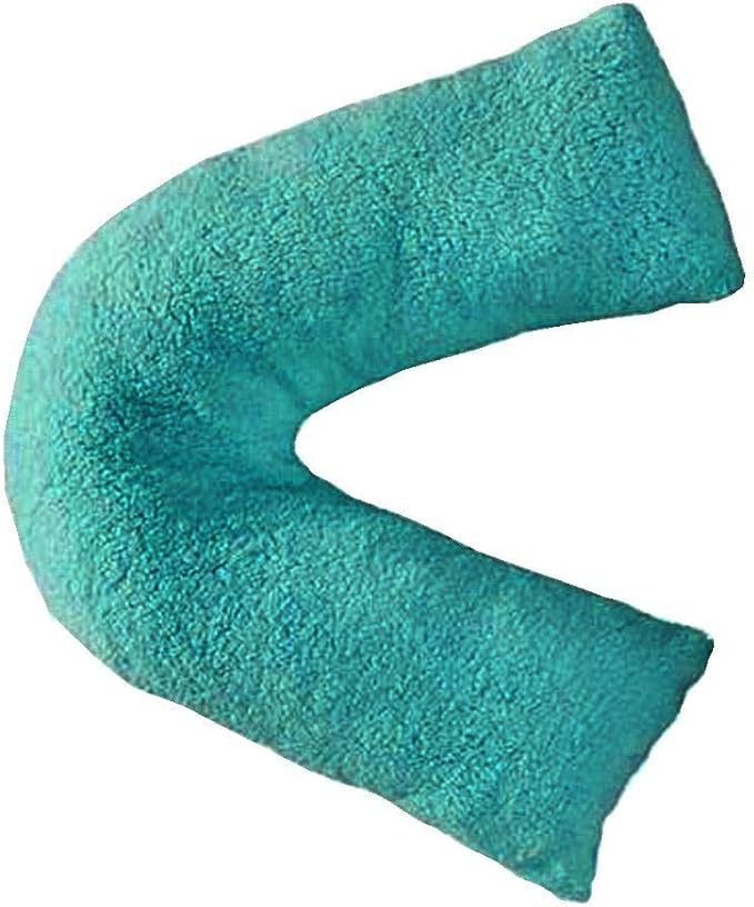 Teddy Bear Fleece Plush Warm Fuzzy Cuddly V-Shaped Pillow & Cover or case only