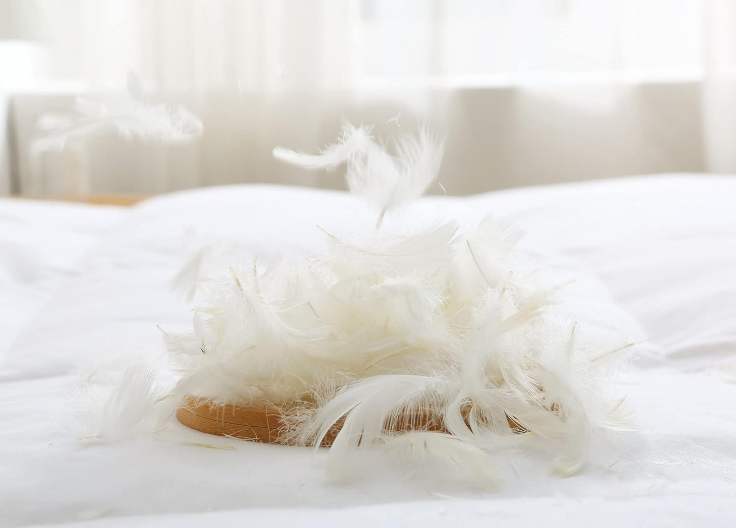 Mattress Topper Duck Feather 7cm Deep Extra Thick Bed Topper 100% Cotton Anti Dust Mite & Feather Proof Fabric Hypoallergenic Duck Feather Topper