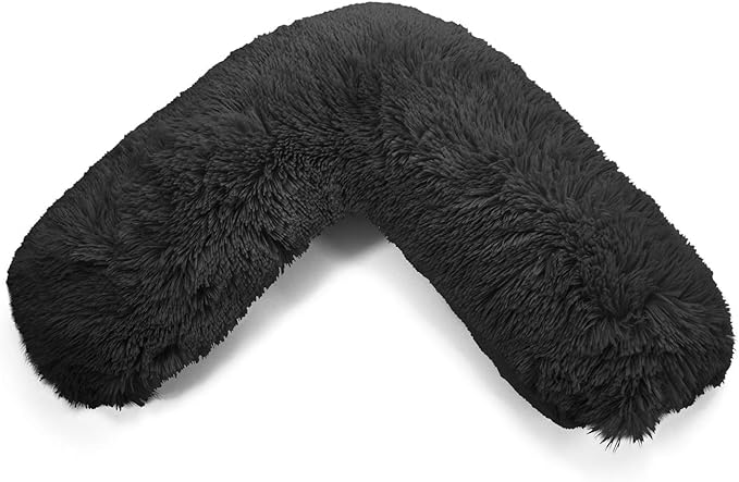Teddy Cuddles V Shaped Complete V Pillow or V Case Only For Neck Maternity Back Support Soft Warm Plush Cosy Fleece V Shape Cover