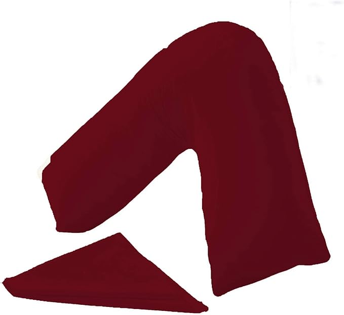 Orthopaedic V-Shaped Pillow Extra Cushioning Support For Head, Neck & Back