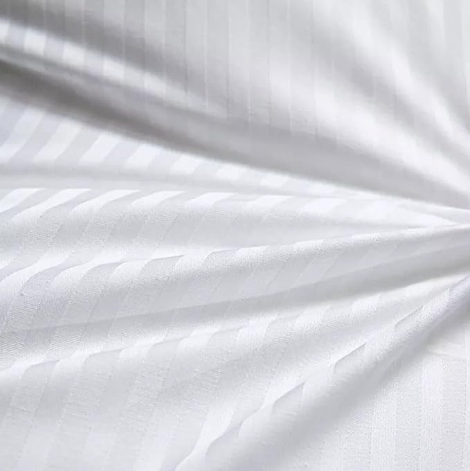 Satin Stripe Pillow Bounce Back Hotel Quality Firm Stripe Pillow (Stripe Pillows Pack of 2)
