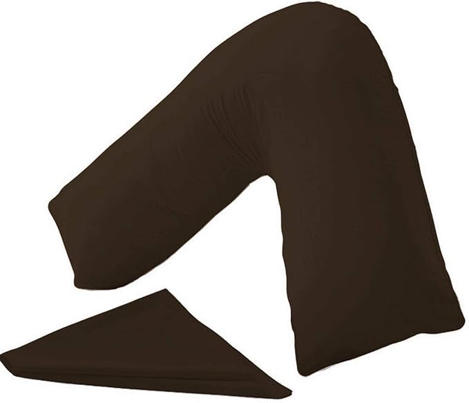 Orthopaedic V-Shaped Pillow Extra Cushioning Support For Head, Neck & Back
