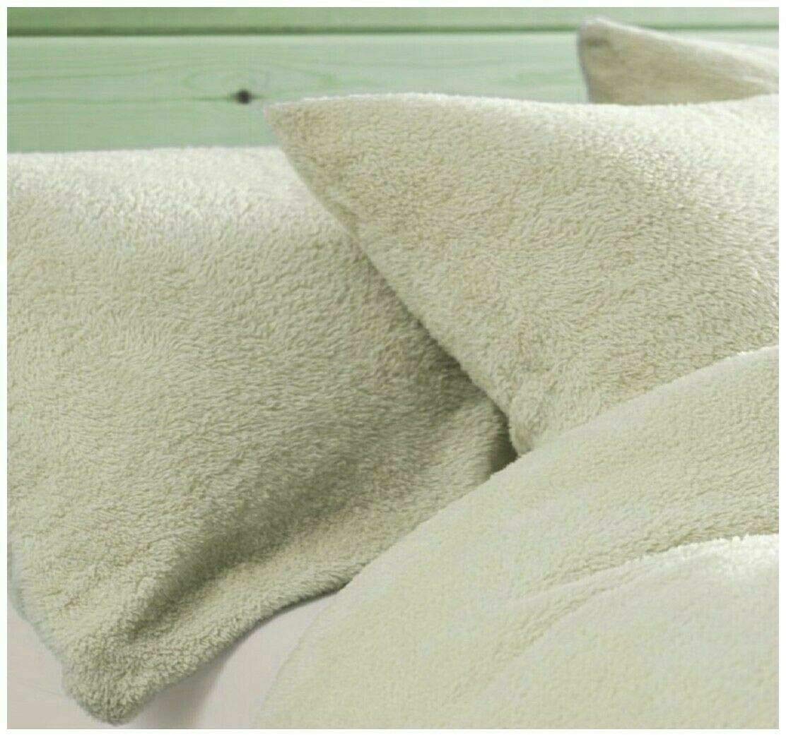 Teddy Bear Pair Pillowcases Warm Cosy Soft Plush Fleece Pillow case