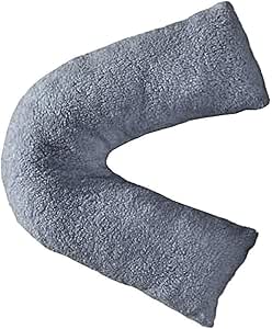 Teddy Bear Fleece Plush Warm Fuzzy Cuddly V-Shaped Pillow & Cover or case only