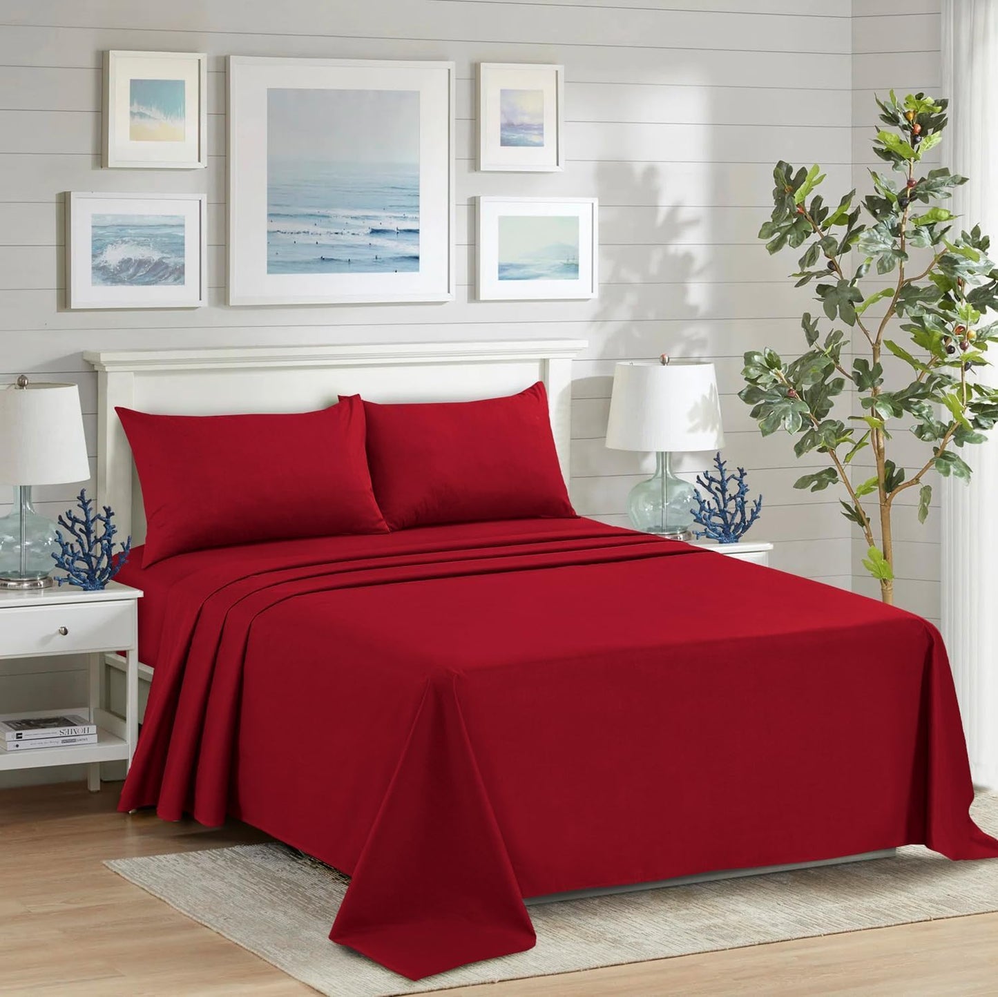 Flat Sheet 100% Egyptian Cotton 200 Thread Count Hotel Quality Flat Bed Sheets
