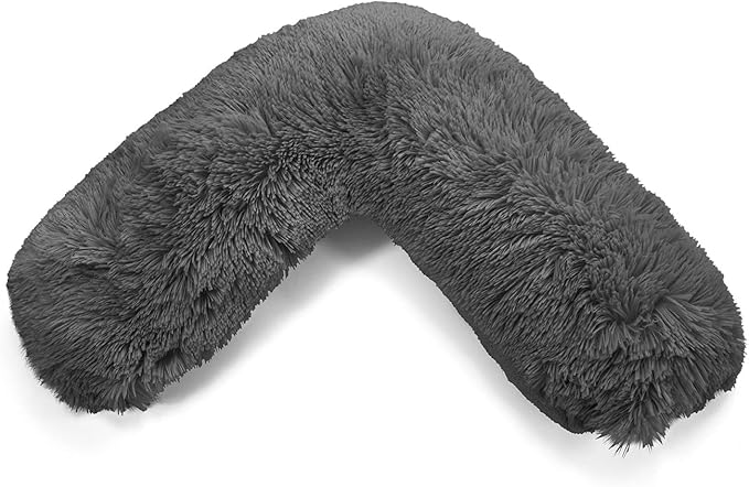 Teddy Cuddles V Shaped Complete V Pillow or V Case Only For Neck Maternity Back Support Soft Warm Plush Cosy Fleece V Shape Cover