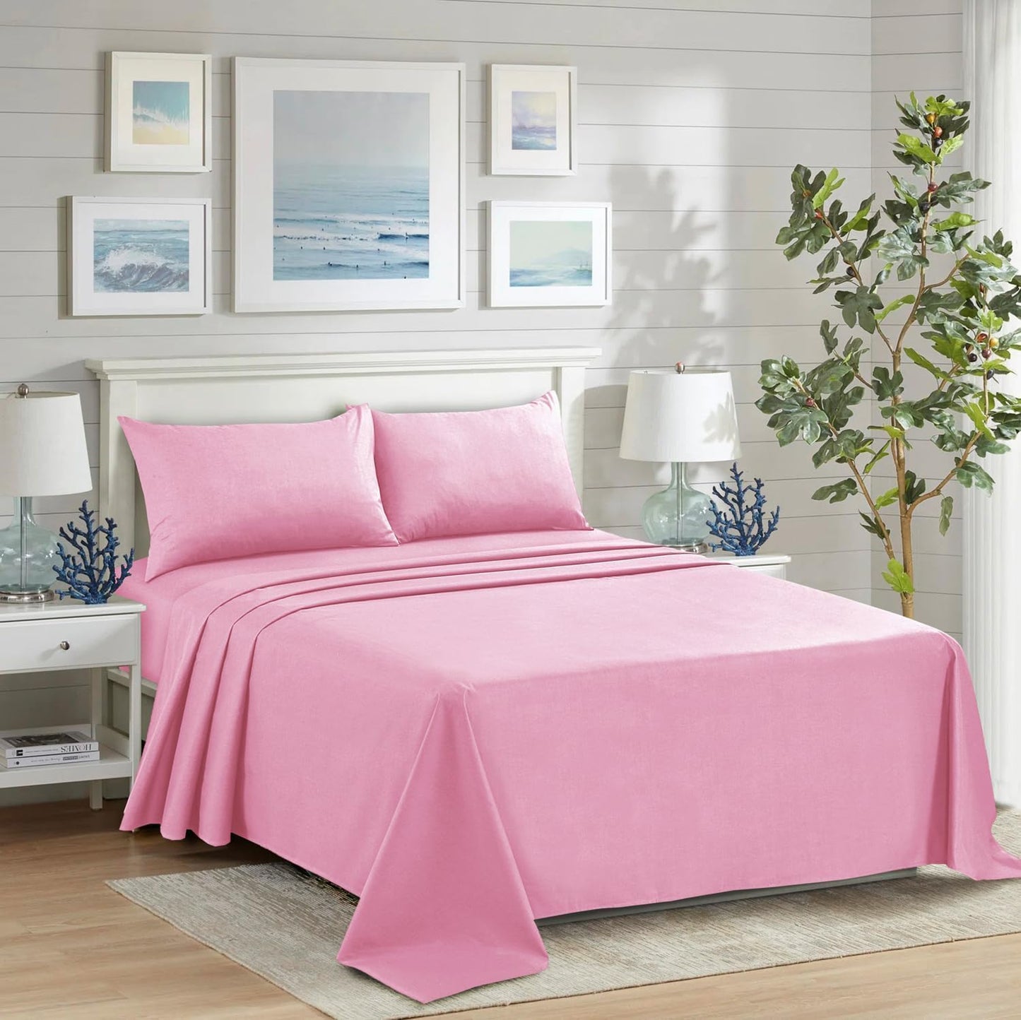 Flat Sheet 100% Egyptian Cotton 200 Thread Count Hotel Quality Flat Bed Sheets
