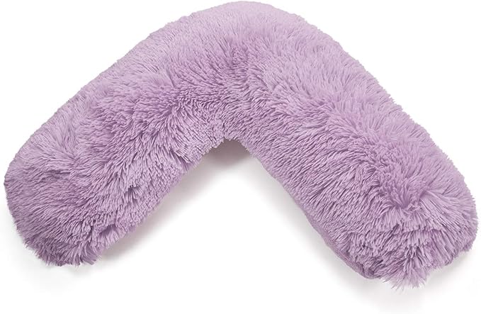 Teddy Cuddles V Shaped Complete V Pillow or V Case Only For Neck Maternity Back Support Soft Warm Plush Cosy Fleece V Shape Cover