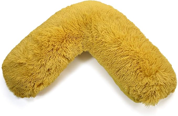 Teddy Cuddles V Shaped Complete V Pillow or V Case Only For Neck Maternity Back Support Soft Warm Plush Cosy Fleece V Shape Cover