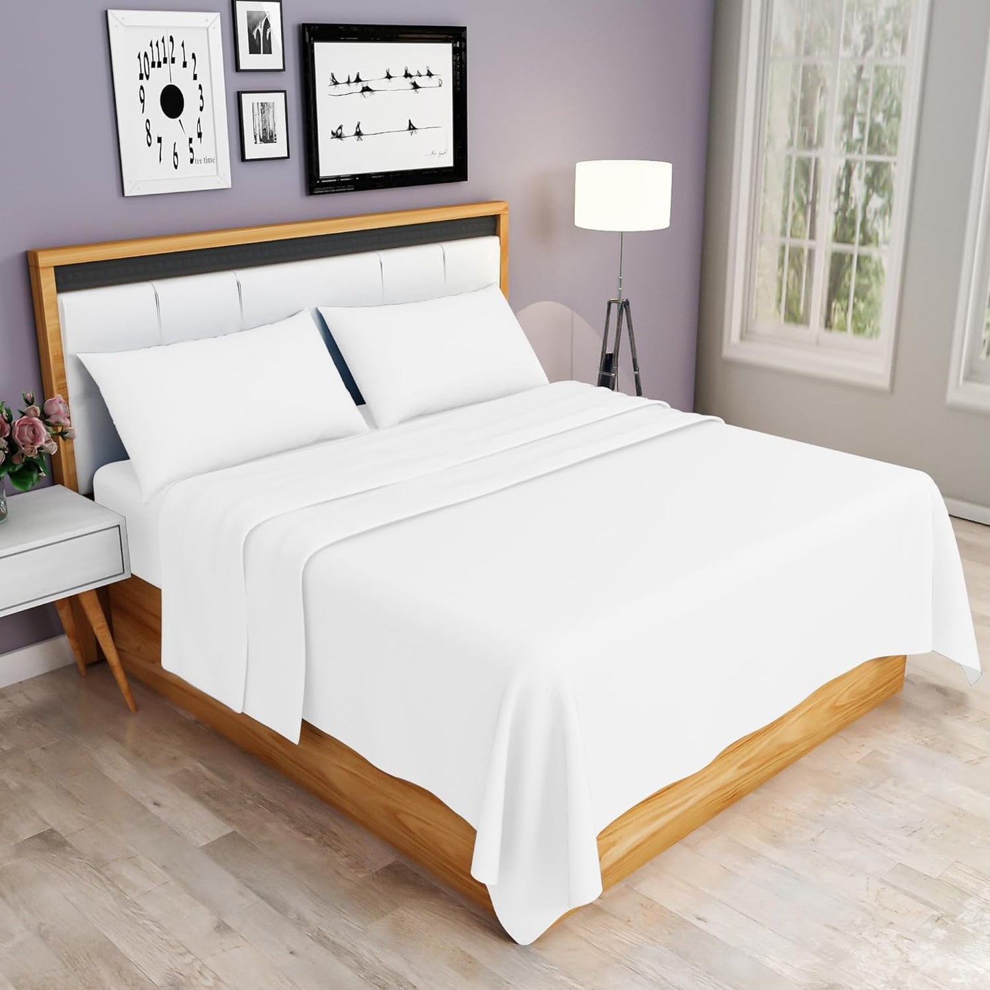Flat Sheet 100% Egyptian Cotton 200 Thread Count Hotel Quality Flat Bed Sheets