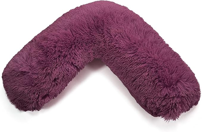 Teddy Cuddles V Shaped Complete V Pillow or V Case Only For Neck Maternity Back Support Soft Warm Plush Cosy Fleece V Shape Cover