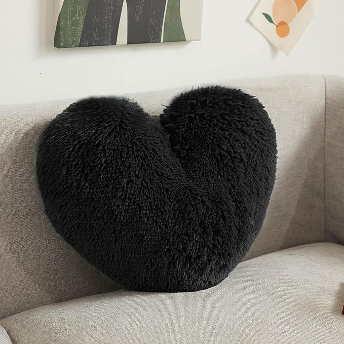 Teddy Cuddles Heart Shape 3D Fleece Filled Cushion Soft Comfortable Warm & Cozy Home Decor Size 38cm 100% Polyester Teddy Heart Cushion