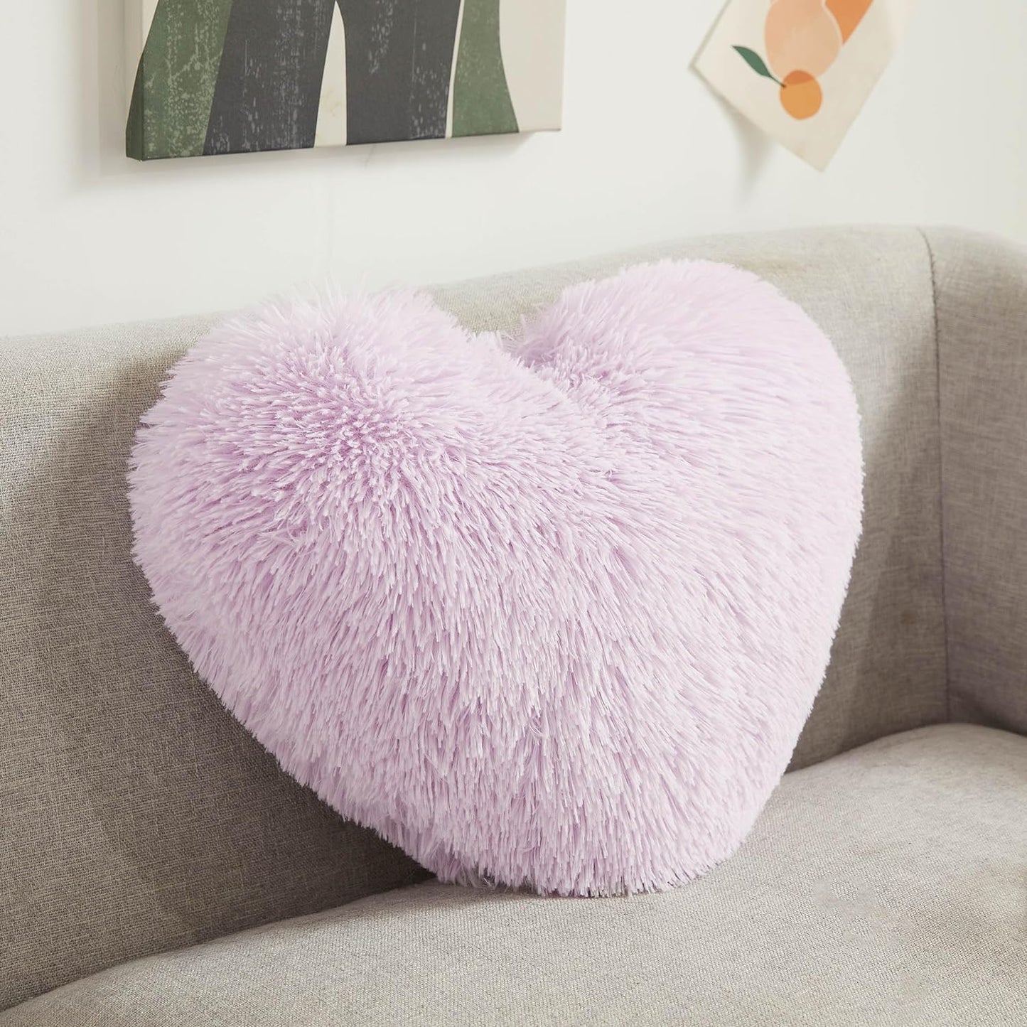 Teddy Cuddles Heart Shape 3D Fleece Filled Cushion Soft Comfortable Warm & Cozy Home Decor Size 38cm 100% Polyester Teddy Heart Cushion