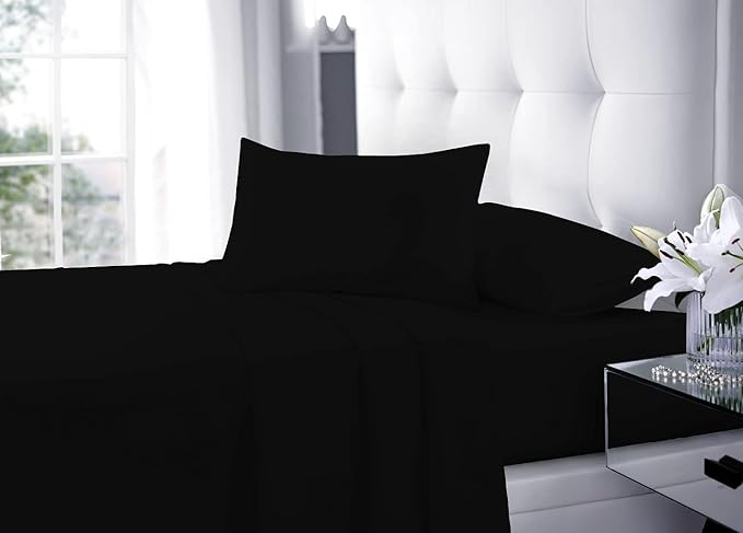 Fitted Sheet Rich Percale Polycotton 180 Thread Count Non Iron 40cm Extra Deep Pocket Fitted Bed Sheets