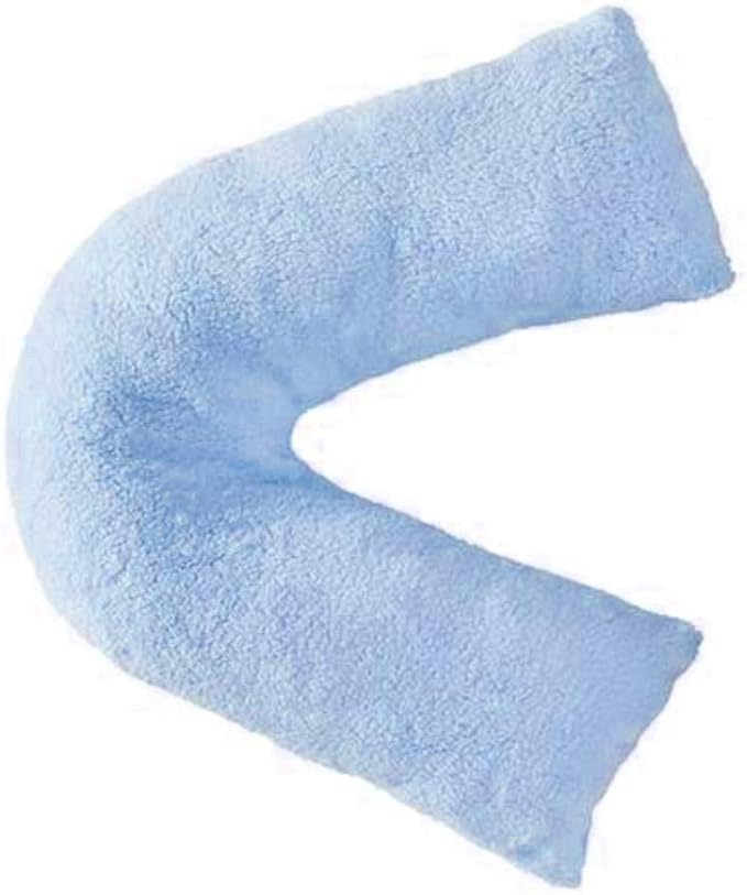 Teddy Bear Fleece Plush Warm Fuzzy Cuddly V-Shaped Pillow & Cover or case only