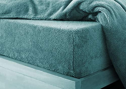 Teddy Fitted Sheet Extra Deep 30cm Deep Fitted Bed Sheet Soft Cosy Warm Teddy Bed Sheet