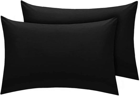 Pillow Case Pack Of 2 Percale Premium 180 Thread Count Hotel Quality Non Iron Wrinkle Free Pillow Cases