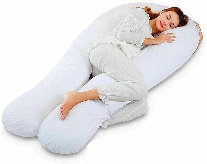 12 & 9 FT U Shape Long body pillows Pregnancy Pillow & Maternity Pillow U Shaped Large Curled Comfort long cushion body pillow - MADE IN UK