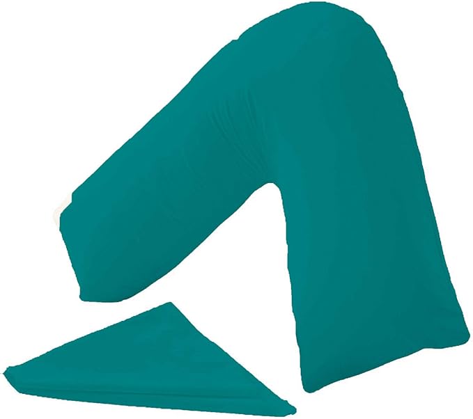 Orthopaedic V-Shaped Pillow Extra Cushioning Support For Head, Neck & Back