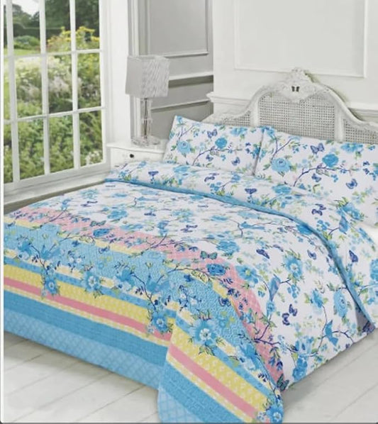 Blossom Duvet Quilt Cover Polycotton Luxury Printed Bedding Set & Pillowcases